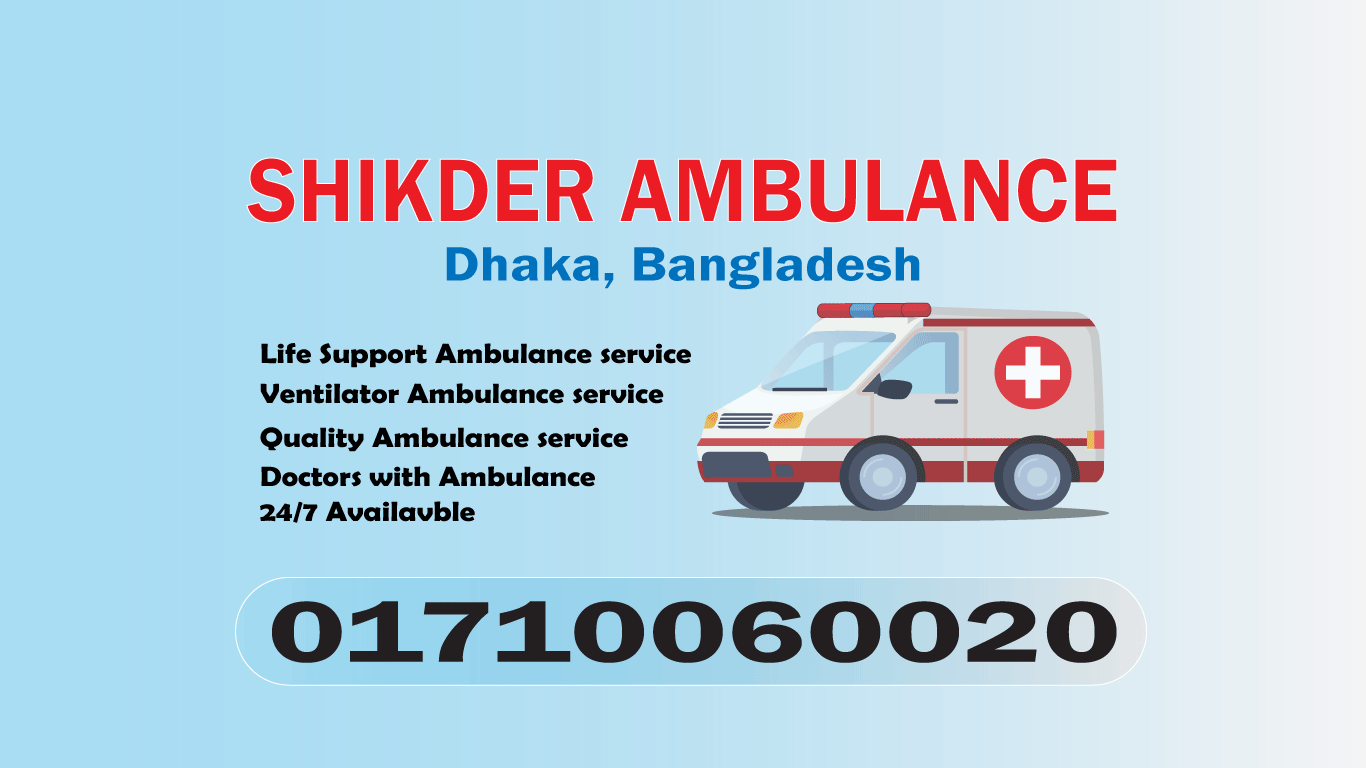 Ventilator Ambulance service in Dhaka